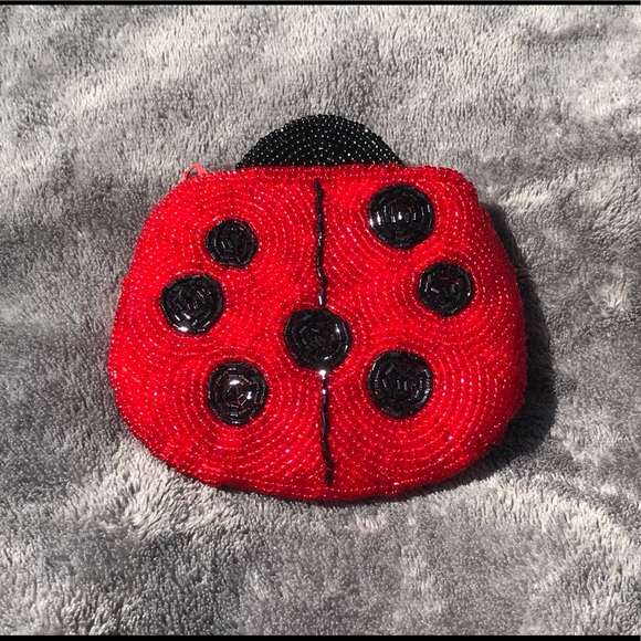 Other - Vintage Beaded ladybug coin purse Other - Vintage Beaded ladybug coin purse